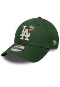 Czapka unisex New Era LA Dodgers MLB Fruit Icon 9FORTY 60771816 - zielona. Kolor: zielony. Materiał: bawełna, materiał. Wzór: haft. Styl: elegancki, klasyczny #1