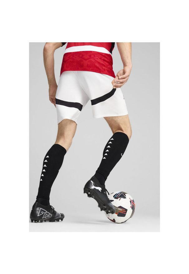 Puma - Męskie szorty Egipt 2025 PUMA White Black. Kolor: biały, wielokolorowy, czarny