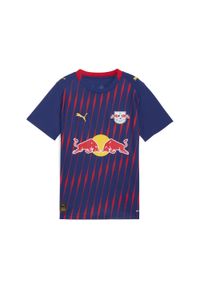 Puma - Młodzieżowa koszulka wyjazdowa RB Leipzig 25/26 PUMA. Kolor: czerwony, niebieski, wielokolorowy. Sport: piłka nożna #1