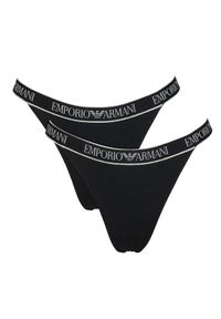 Emporio Armani Underwear Komplet stringów EW000405 AF19026 MC005 Czarny. Kolor: czarny. Materiał: bawełna #1