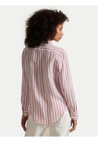 Polo Ralph Lauren Koszula 211970691008 Różowy Classic Fit. Typ kołnierza: polo. Kolor: różowy. Materiał: len #3