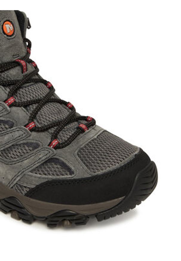 Merrell Trekkingi Moab 3 Mid GORE-TEX J035785 Szary. Kolor: szary. Materiał: skóra, zamsz. Technologia: Gore-Tex. Sport: turystyka piesza