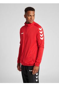 Bluza sportowa dla dorosłych Hummel Core Poly Jacket. Kolor: czerwony, różowy, wielokolorowy