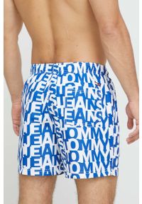 Tommy Jeans szorty kąpielowe kolor niebieski. Kolor: niebieski. Materiał: tkanina, poliester, materiał #2