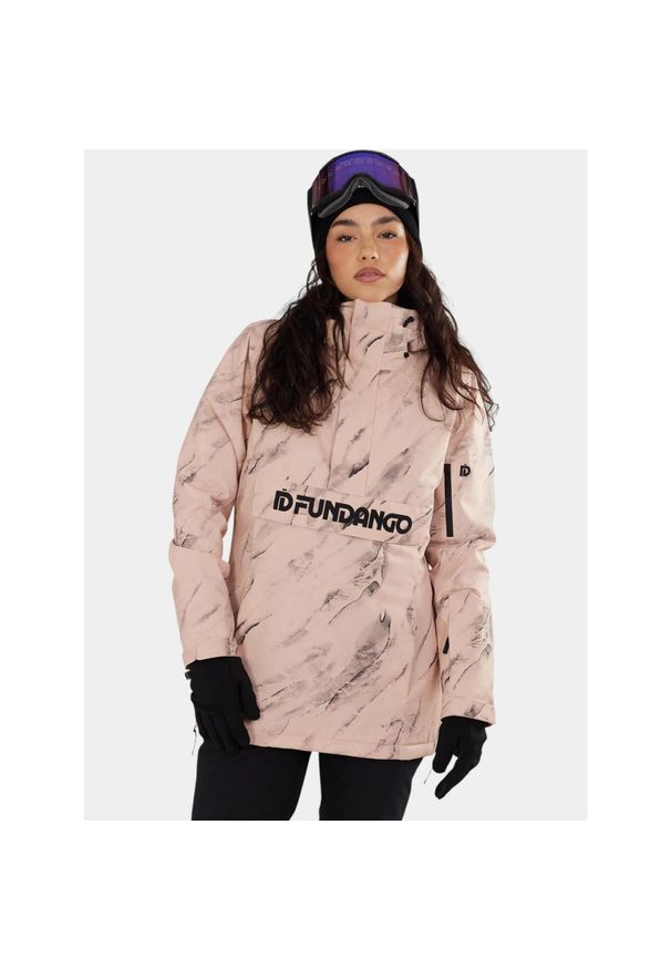 FUNDANGO - Anorak Damski Fundango Birch ECO Logo. Kolor: różowy. Sezon: zima. Sport: narciarstwo, wspinaczka
