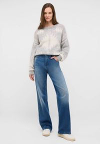 Damskie Spodnie Jeansowe Mustang Style Madison Wide Denim Blue 1016931 5000 582 #5