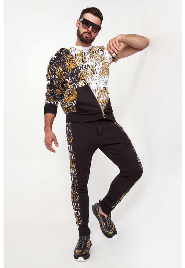 Versace Jeans Couture - T-shirt VERSACE JEANS COUTURE. Wzór: napisy
