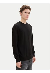 Tom Tailor Denim Sweter 1042509 Czarny Regular Fit. Kolor: czarny. Materiał: bawełna #3