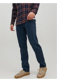 Jack & Jones - Jack&Jones Jeansy Clark 12229853 Granatowy Relaxed Fit. Kolor: niebieski