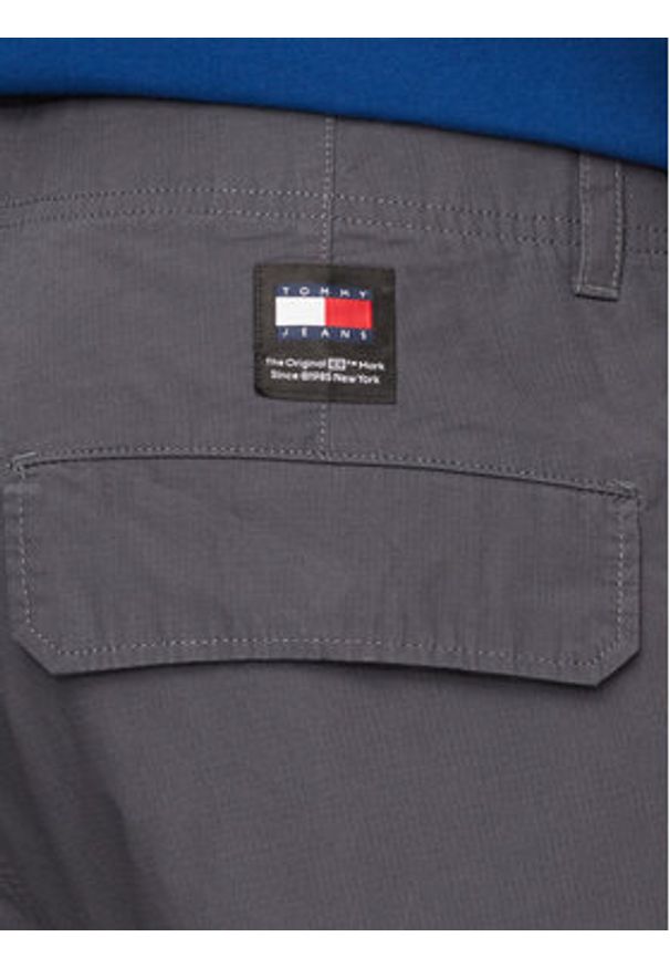 Tommy Jeans Joggery Ethan DM0DM18342 Szary Regular Fit. Kolor: szary. Materiał: bawełna