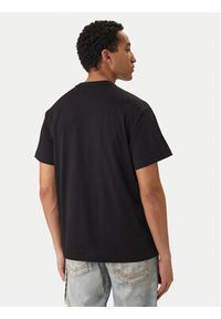 Versace Jeans Couture T-Shirt 80GAHE09 CJ00E Czarny Regular Fit. Kolor: czarny. Materiał: bawełna #4