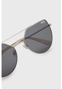Superdry okulary przeciwsłoneczne damskie kolor srebrny. Kolor: srebrny #3