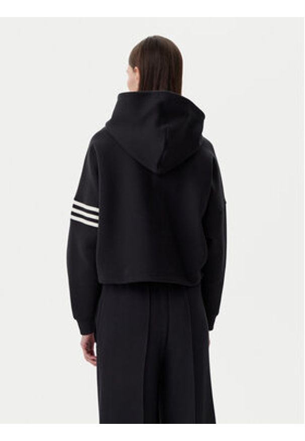 Adidas - adidas Bluza Neuclassics JI8500 Czarny Oversize. Kolor: czarny. Materiał: bawełna, syntetyk