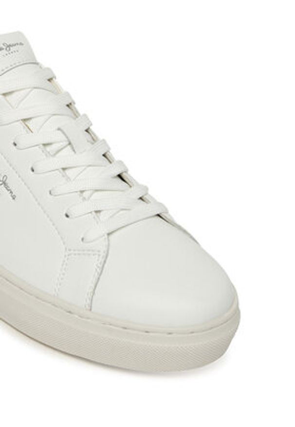 Pepe Jeans Sneakersy Camden Club M PMS00020 Biały. Kolor: biały. Materiał: skóra