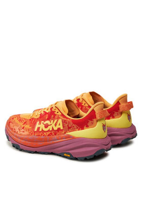 HOKA - Hoka Buty do biegania Speedgoat 6 M 1147791 Pomarańczowy. Kolor: pomarańczowy. Materiał: materiał