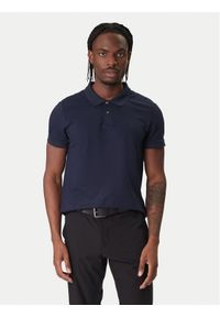 Calvin Klein Polo LV04LC254G Granatowy Slim Fit. Typ kołnierza: polo. Kolor: niebieski. Materiał: bawełna #1