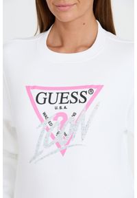 Guess - GUESS Biała damska bluza Cn Icon, Rozmiar XL. Kolor: biały #3