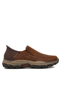 skechers - Skechers Półbuty 204810 CDB Brązowy. Kolor: brązowy. Materiał: skóra #1