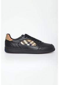 Burberry - Sneakersy męskie skórzane BURBERRY. Materiał: skóra #3