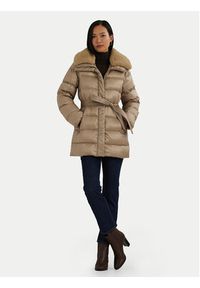 Lauren Ralph Lauren - LAUREN RALPH LAUREN Płaszcz zimowy 297957500001 Beżowy Regular Fit. Kolor: beżowy. Materiał: syntetyk. Sezon: zima #4