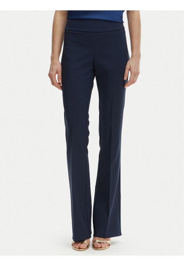 Rinascimento Spodnie materiałowe CFC0127876003 Granatowy Slim Fit. Kolor: niebieski. Materiał: syntetyk
