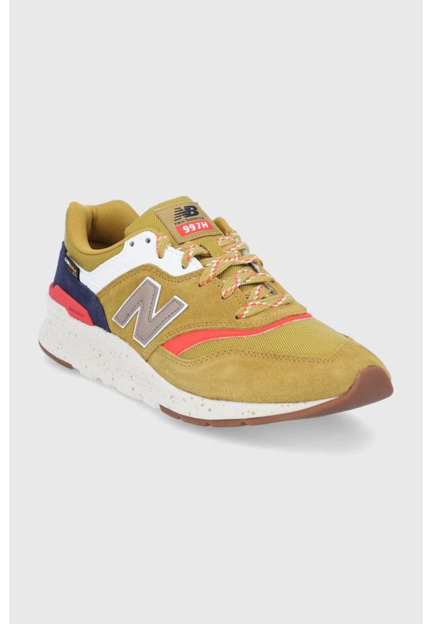 New Balance - Buty CM997HLL. Nosek buta: okrągły. Zapięcie: sznurówki. Kolor: żółty