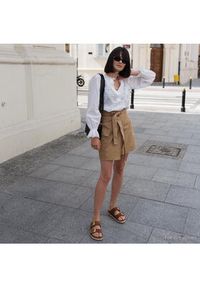 Birkenstock Klapki Arizona Big Buckle 1011073 Brązowy. Kolor: brązowy. Materiał: skóra #7