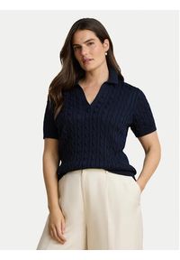 Lauren Ralph Lauren - LAUREN RALPH LAUREN Polo 200P14041003 Granatowy Regular Fit. Typ kołnierza: polo. Kolor: niebieski. Materiał: bawełna #3