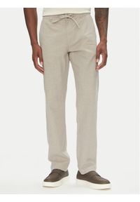 Lindbergh Spodnie materiałowe 30-008003 Szary Tapered Fit. Kolor: szary. Materiał: bawełna