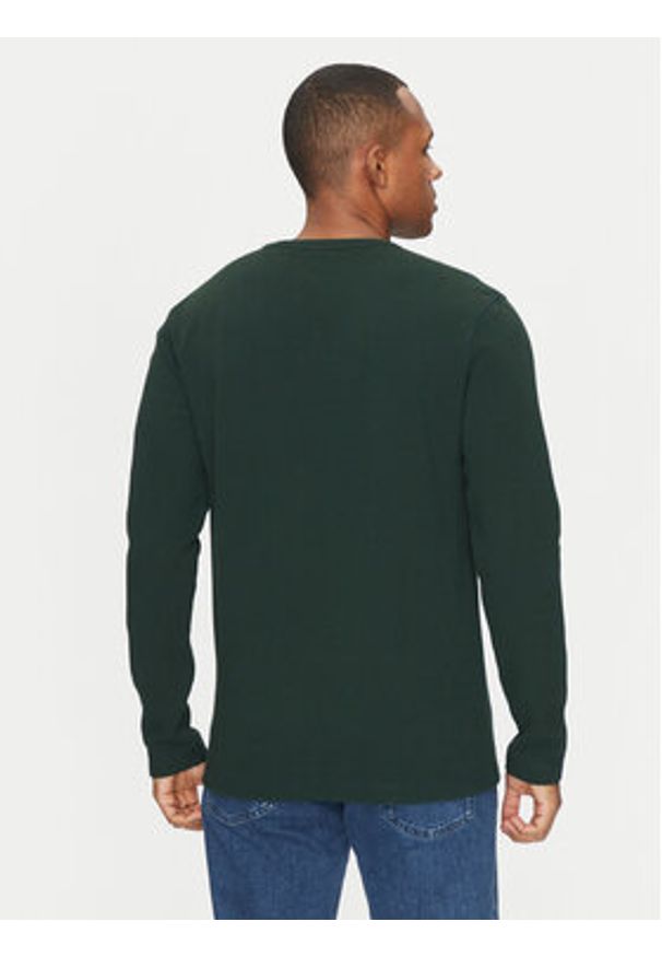 BOSS Longsleeve Tempesto 50520725 Zielony Regular Fit. Kolor: zielony. Materiał: bawełna. Długość rękawa: długi rękaw