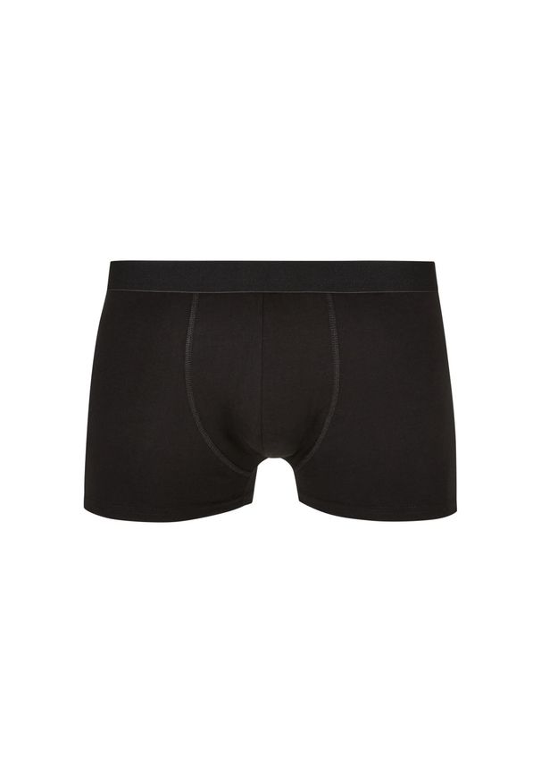 Urban Classics - Bokserki Męskie Z Gładkiej Bawełny Organicznej (zestaw 5 Sztuk). Kolor: czarny. Materiał: bawełna. Wzór: gładki