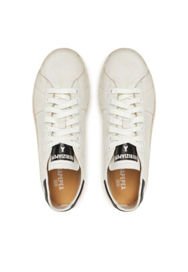 Patrizia Pepe Sneakersy 2Z0063/L150 W101 Biały. Kolor: biały. Materiał: skóra