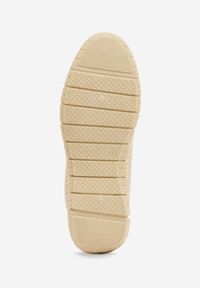 Born2be - Beżowe Tenisówki Dubost. Okazja: na co dzień. Kolor: beżowy. Materiał: jeans, dresówka. Szerokość cholewki: normalna. Obcas: na płaskiej podeszwie. Styl: sportowy, casual #3