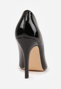 Born2be - Czarne Lakierowane Klasyczne Szpilki Rorita. Okazja: do pracy, na co dzień, na spotkanie biznesowe. Nosek buta: szpiczasty. Kolor: czarny. Materiał: lakier. Sezon: lato. Obcas: na szpilce. Styl: klasyczny #7