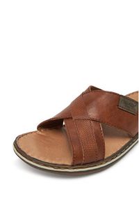 Rieker Klapki CEO-21082-24 Brązowy. Kolor: brązowy. Materiał: skóra #4