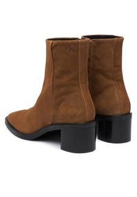 Calvin Klein Botki HW0HW02592 Brązowy. Kolor: brązowy. Materiał: skóra, zamsz #4