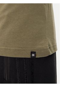 DC Shoes T-Shirt ADYZT05373 Zielony Heritage Fit. Kolor: zielony. Materiał: bawełna