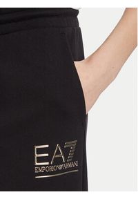 EA7 Emporio Armani Spodnie dresowe 7W000418 AF12473 MC021 Czarny Regular Fit. Kolor: czarny. Materiał: bawełna #2