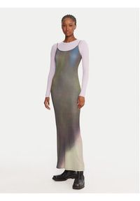 Desigual Sukienka codzienna Janis 25WWVK13 Kolorowy Slim Fit. Okazja: na co dzień. Materiał: syntetyk. Wzór: kolorowy. Typ sukienki: proste. Styl: casual #5