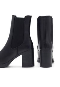 Gino Rossi Botki CELANO-22740NB Czarny. Kolor: czarny. Materiał: materiał #7