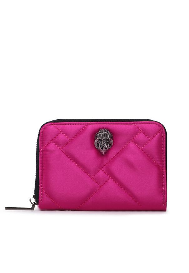 Kurt Geiger Duży Portfel Damski Sm Zip Around Wallet 9096452229 Różowy. Kolor: różowy. Materiał: materiał