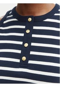 TOMMY HILFIGER - Tommy Hilfiger Sukienka codzienna WW0WW49628 Granatowy Regular Fit. Okazja: na co dzień. Kolor: niebieski. Materiał: bawełna. Typ sukienki: proste. Styl: casual #5