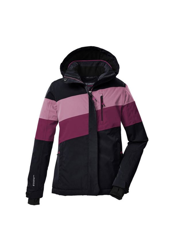 Kurtka narciarska z kapturem dla dziewczynki Killtec KSW 197. Typ kołnierza: kaptur. Kolor: czarny. Sezon: zima. Sport: narciarstwo