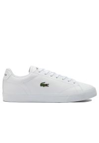 Buty Lacoste Lerond Set 749CMA0036-21G - białe. Zapięcie: sznurówki. Kolor: biały. Materiał: skóra, guma. Szerokość cholewki: normalna. Sport: tenis