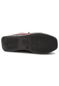 Czerwone Botki Artiker Modne Obuwie Damskie. Kolor: czerwony. Materiał: jeans, materiał. Sezon: zima, jesień. Styl: elegancki #7