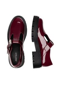 Jenny Fairy Półbuty WS5865-10 Bordowy. Kolor: czerwony. Materiał: skóra #4