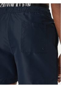 Calvin Klein Swimwear Szorty kąpielowe KM0KM01093 Granatowy Regular Fit. Kolor: niebieski. Materiał: syntetyk #4