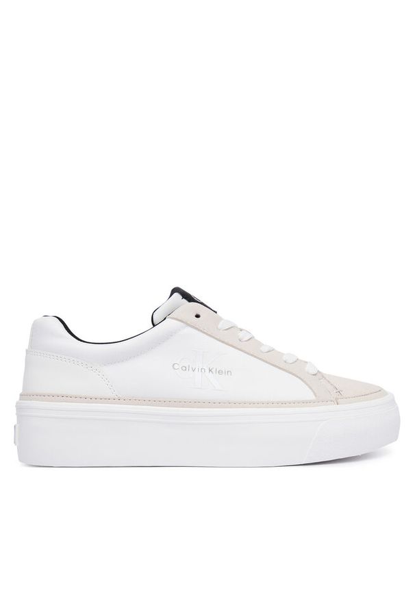 Sneakersy Calvin Klein. Kolor: biały
