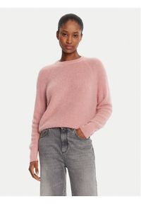 Marella Sweter Digione 2523366414 Różowy Regular Fit. Kolor: różowy. Materiał: wełna