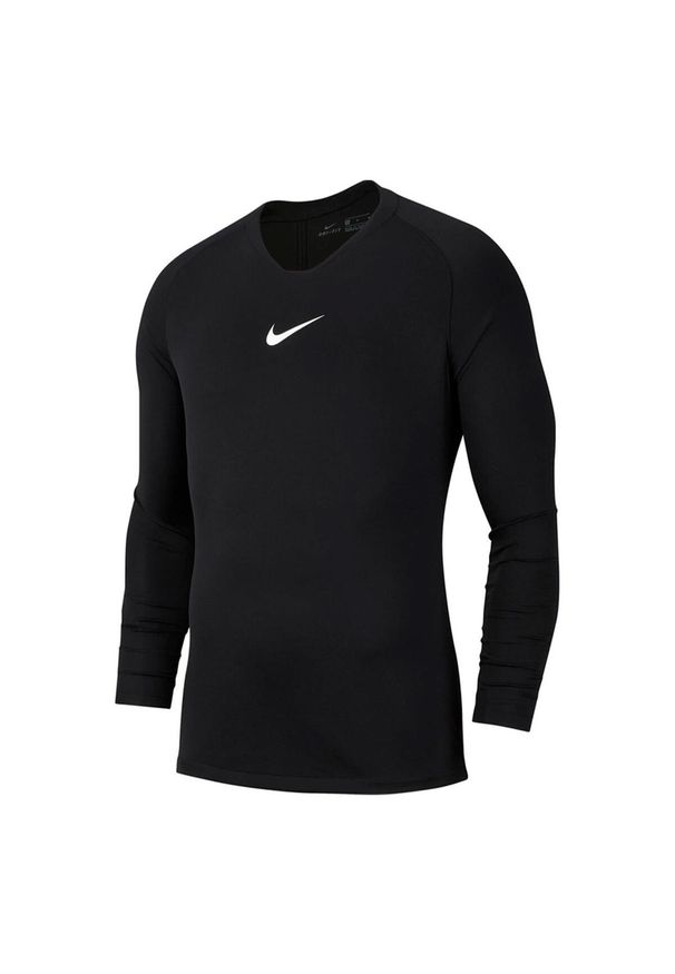 Nike - Bluza Męska Park DriFIT Base Layer Top. Kolor: czarny. Sport: turystyka piesza